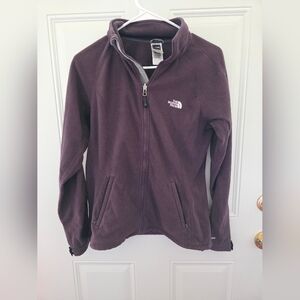 The North Face Plum Soft Fleece Full-Zip Jacket Size Medium